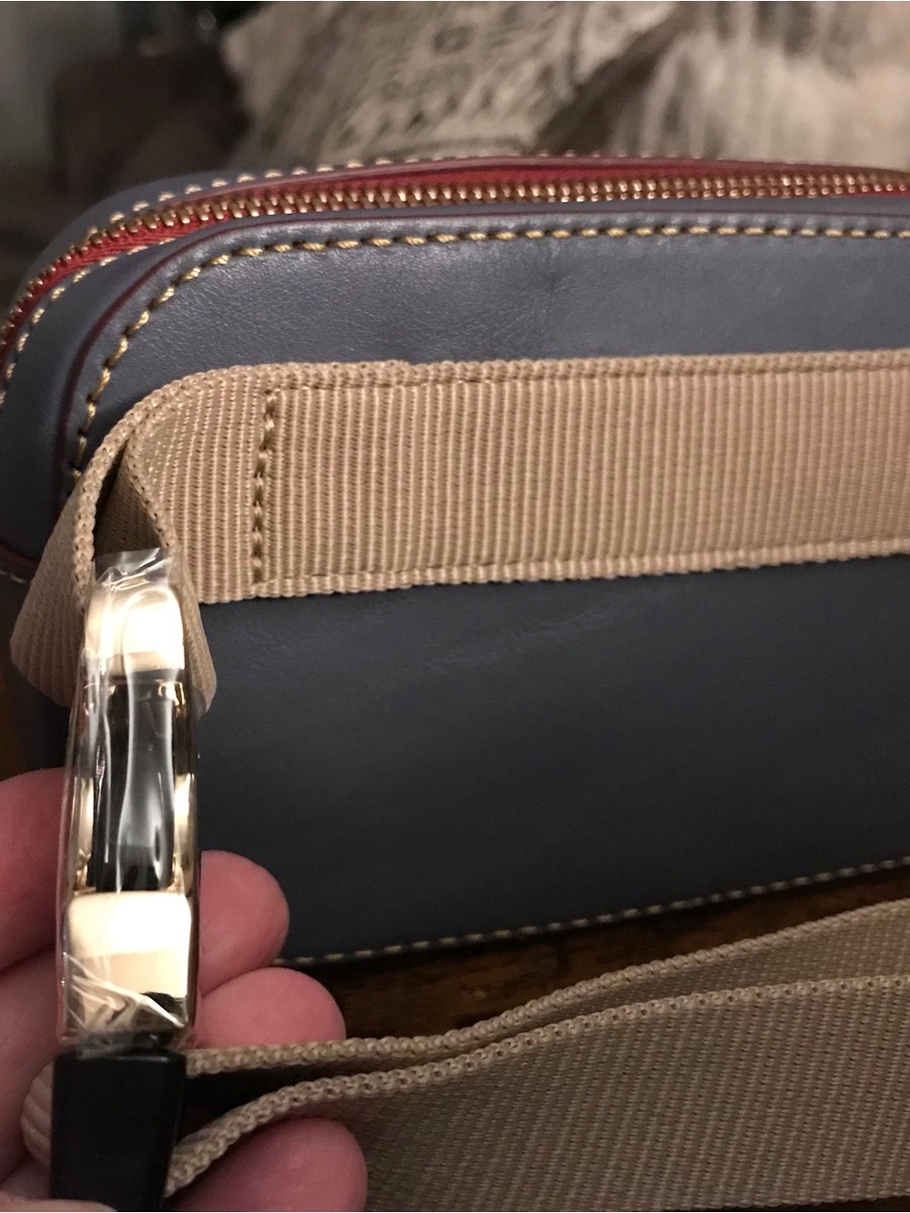 Dooney & Bourke Steel Blue Florentine Belt Bag NWT 🔥 - Picture 3 of 6